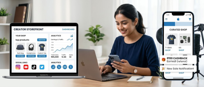 creator monetization कैसे शुरू करें using creator storefront and affiliate links