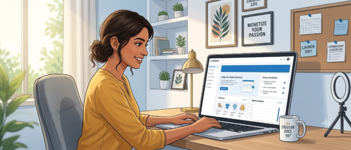 How to earn on Zokera by creating a digital storefront for beginner creators