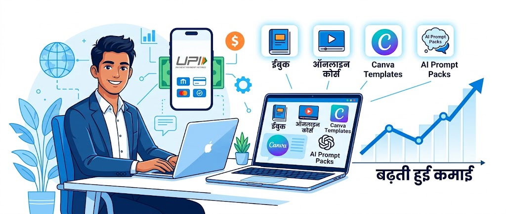 इंडिया में डिजिटल प्रोडक्ट कैसे बेचें और बढ़ती डिजिटल मांग का लाभ उठाएं