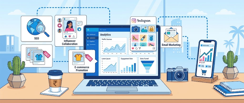 Marketing strategies for a dropshipping business in India