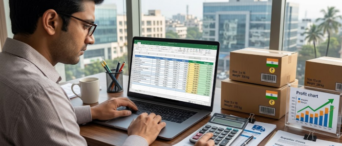 Product pricing strategy for a dropshipping business in India