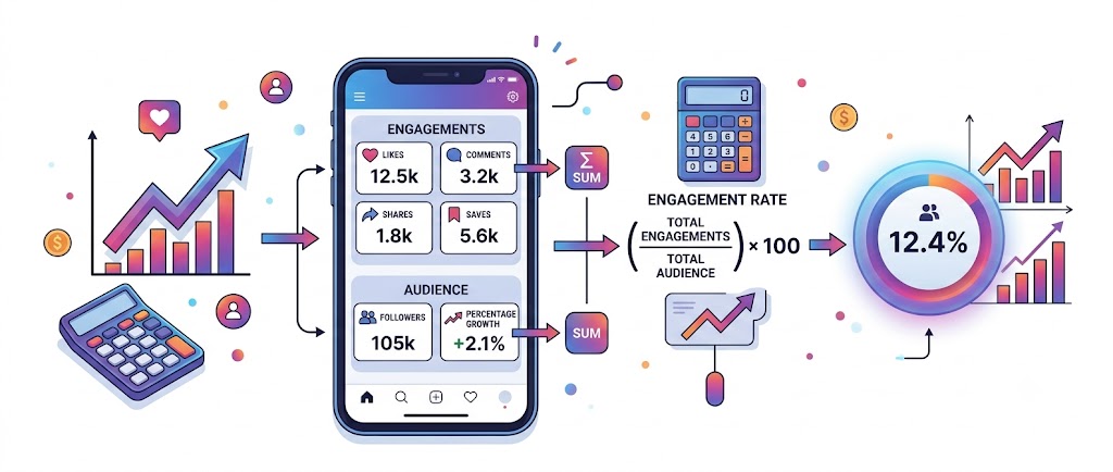 कम फ़ॉलोअर्स में Instagram से पैसे कैसे कमाएँ Engagement Rate