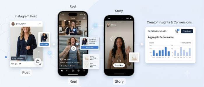How to create a shoppable Instagram storefront with product tags in posts Reels and Stories