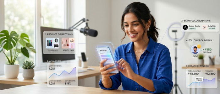 How creators earn without a large following through creator commerce and follower cashback