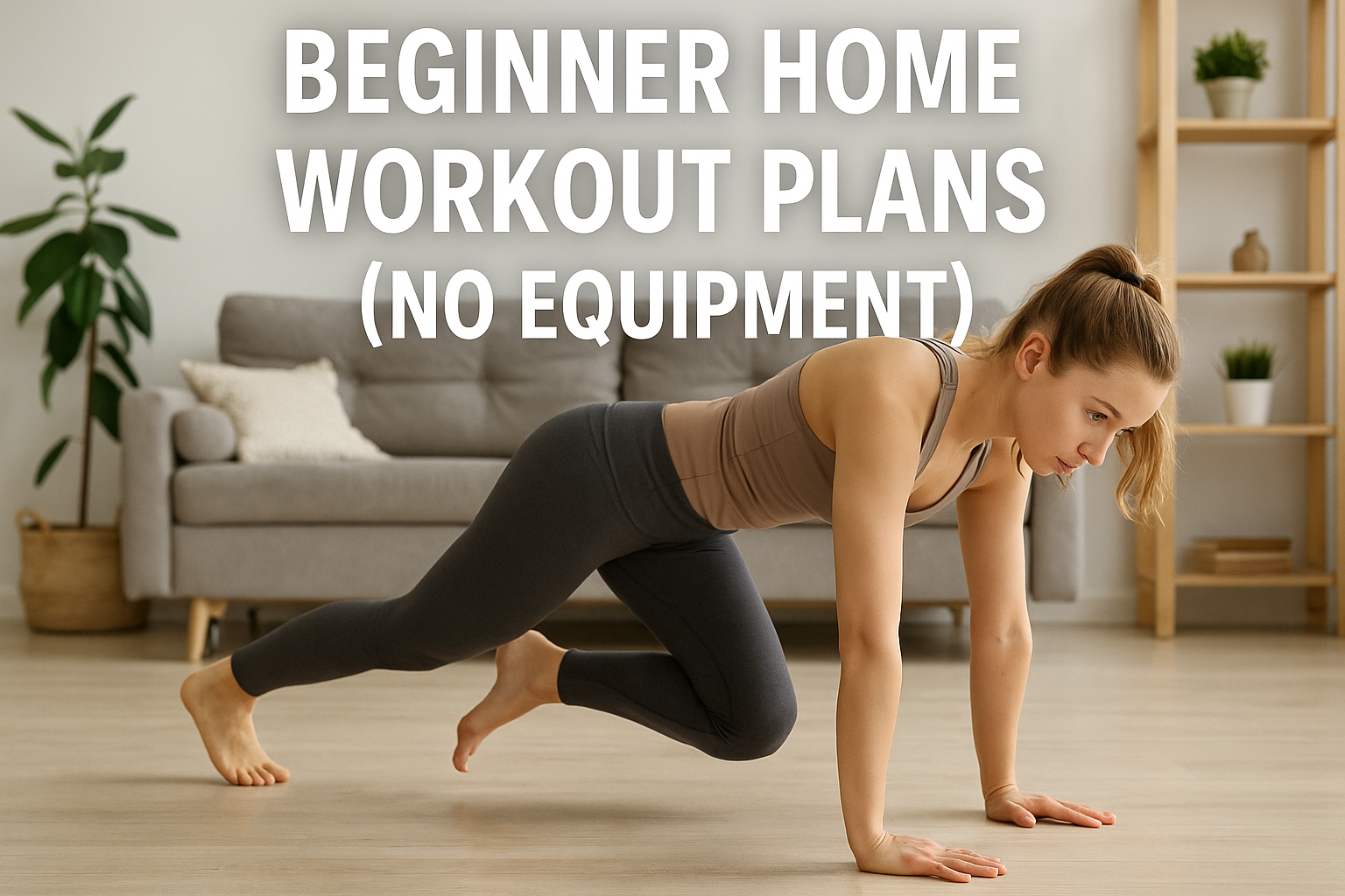Beginner Home Workout Plans (No Equipment) – A Complete Guide to Getting Fit at Home