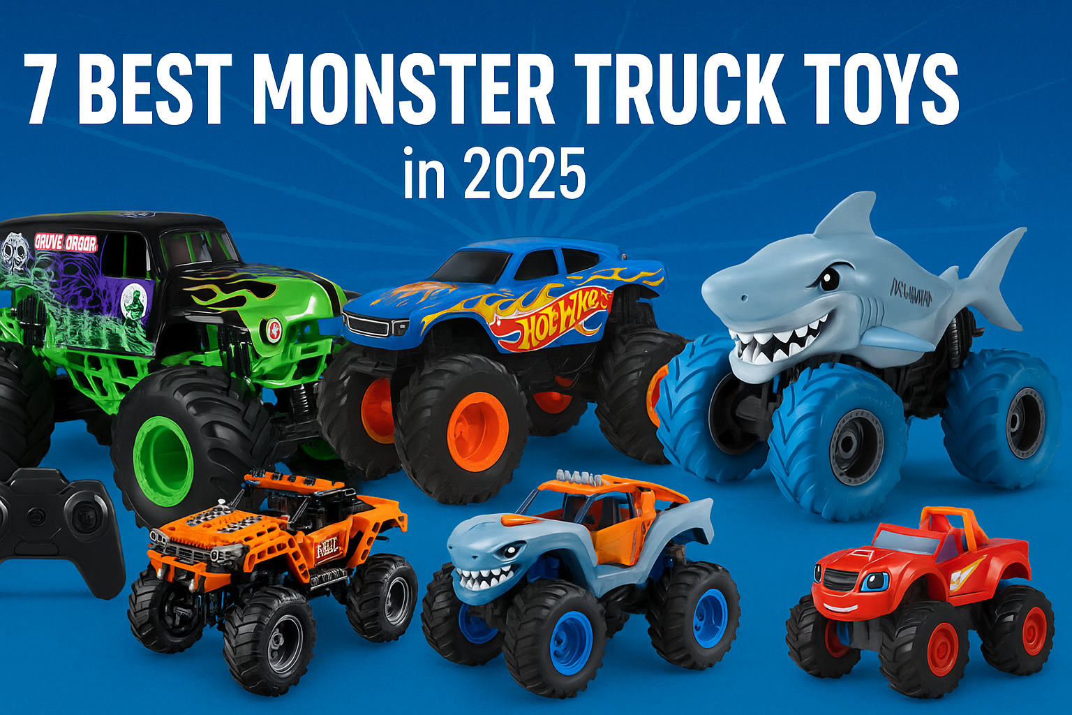 7 Best Monster Truck Toys in 2025 – Thrilling Picks for Every Little Racer