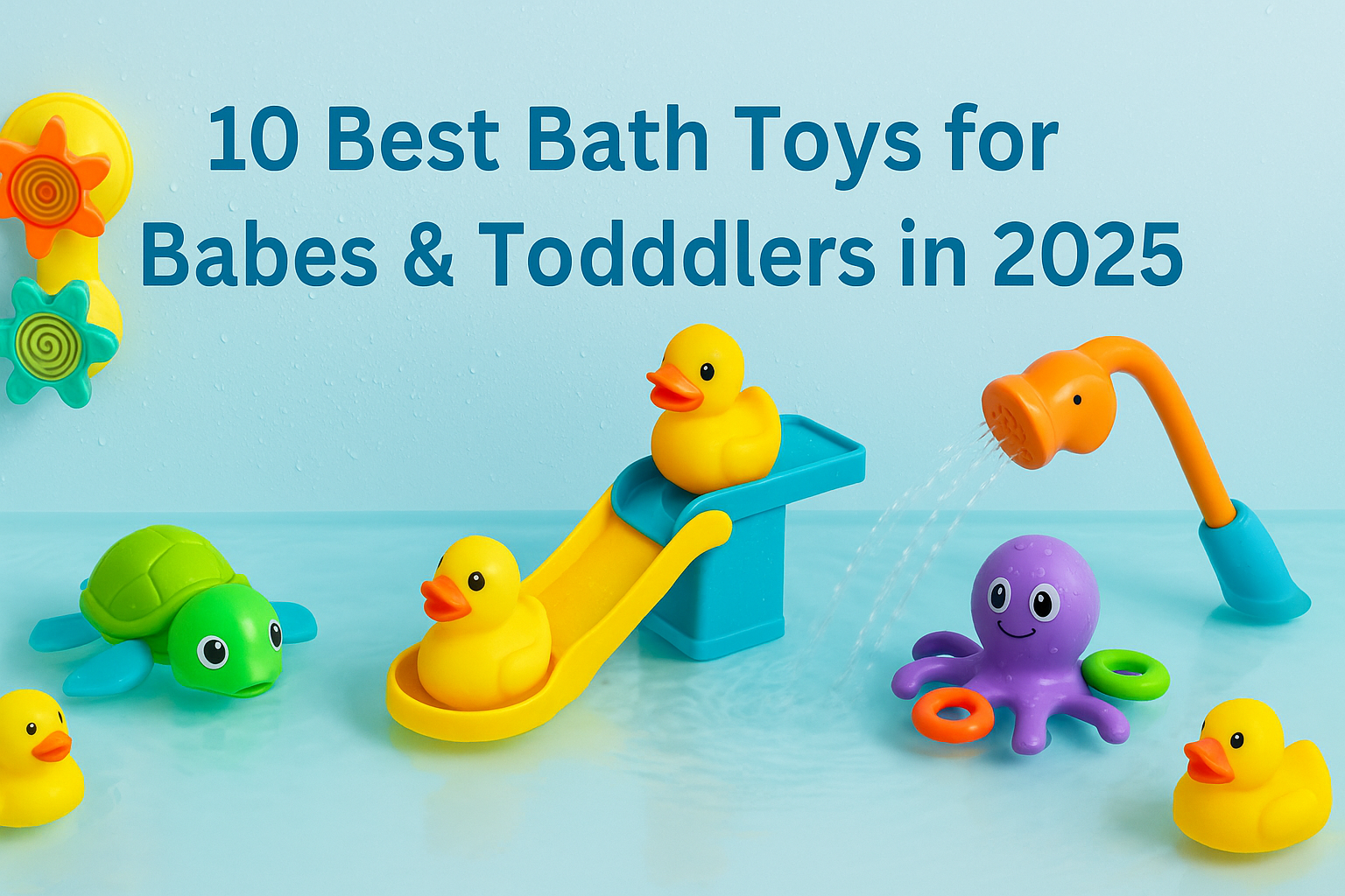 10 Best Bath Toys for Babies & Toddlers in 2025 – Safe, Fun & Educational Picks