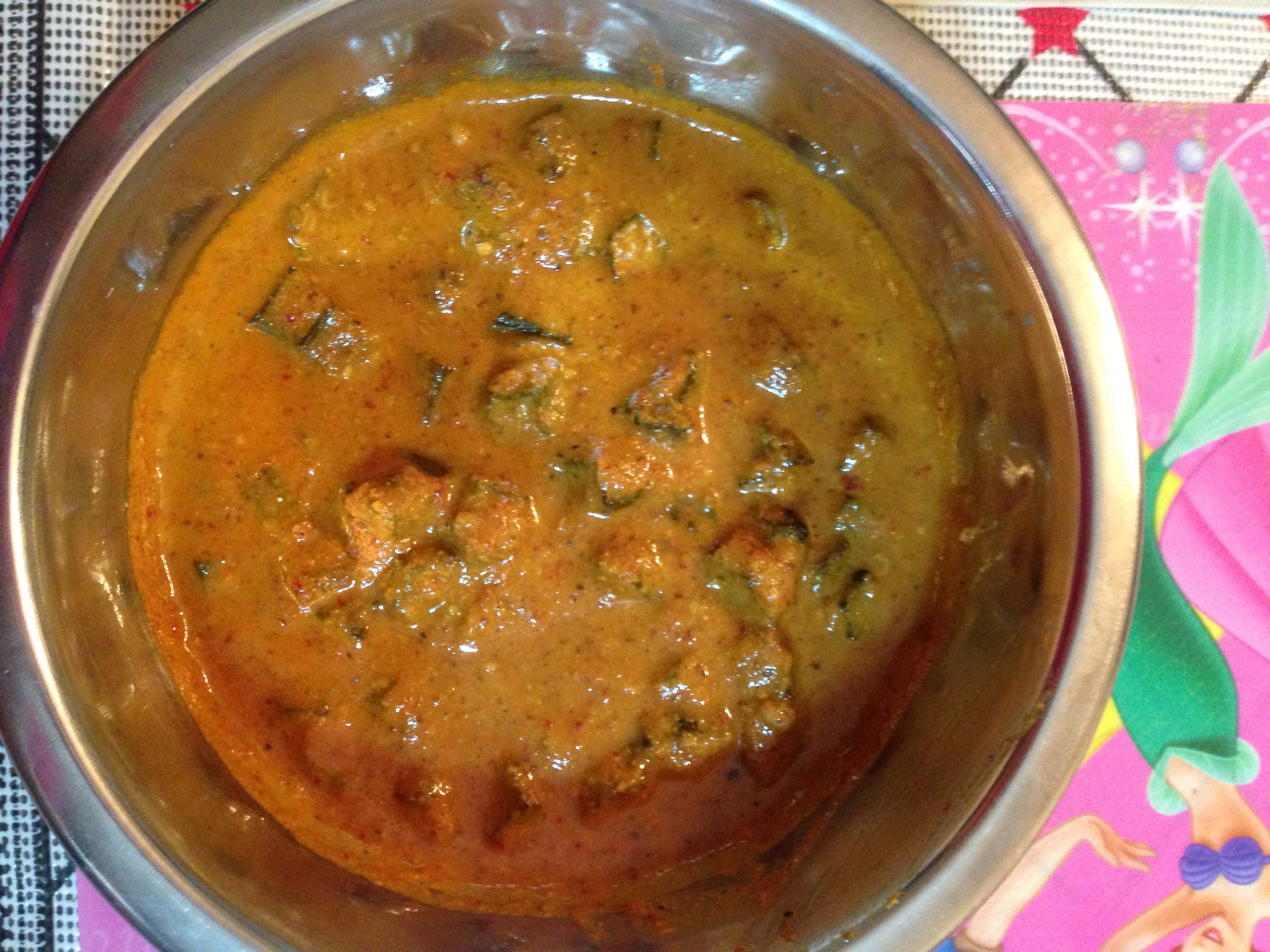 Bendekaayi Gojju (Bhindi Subji)