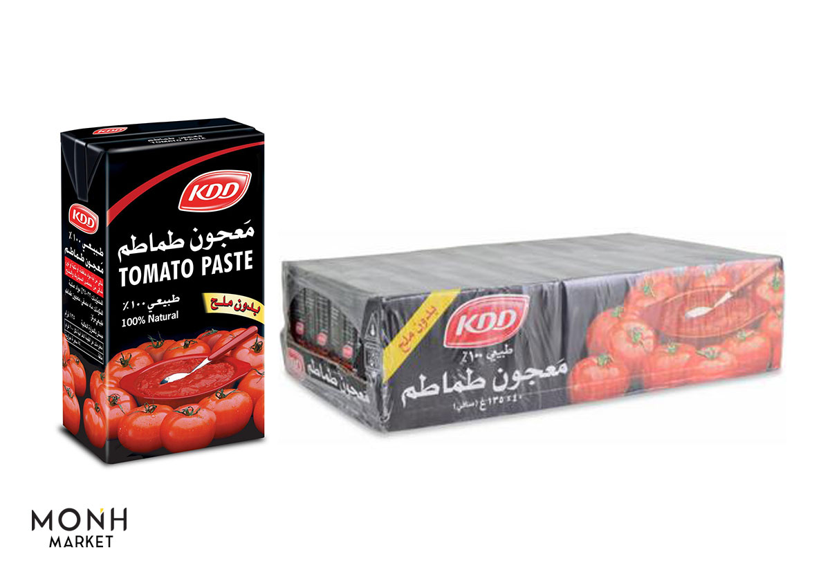 كي دي دي معجون طماطم 135 غم × 40 - كرتون