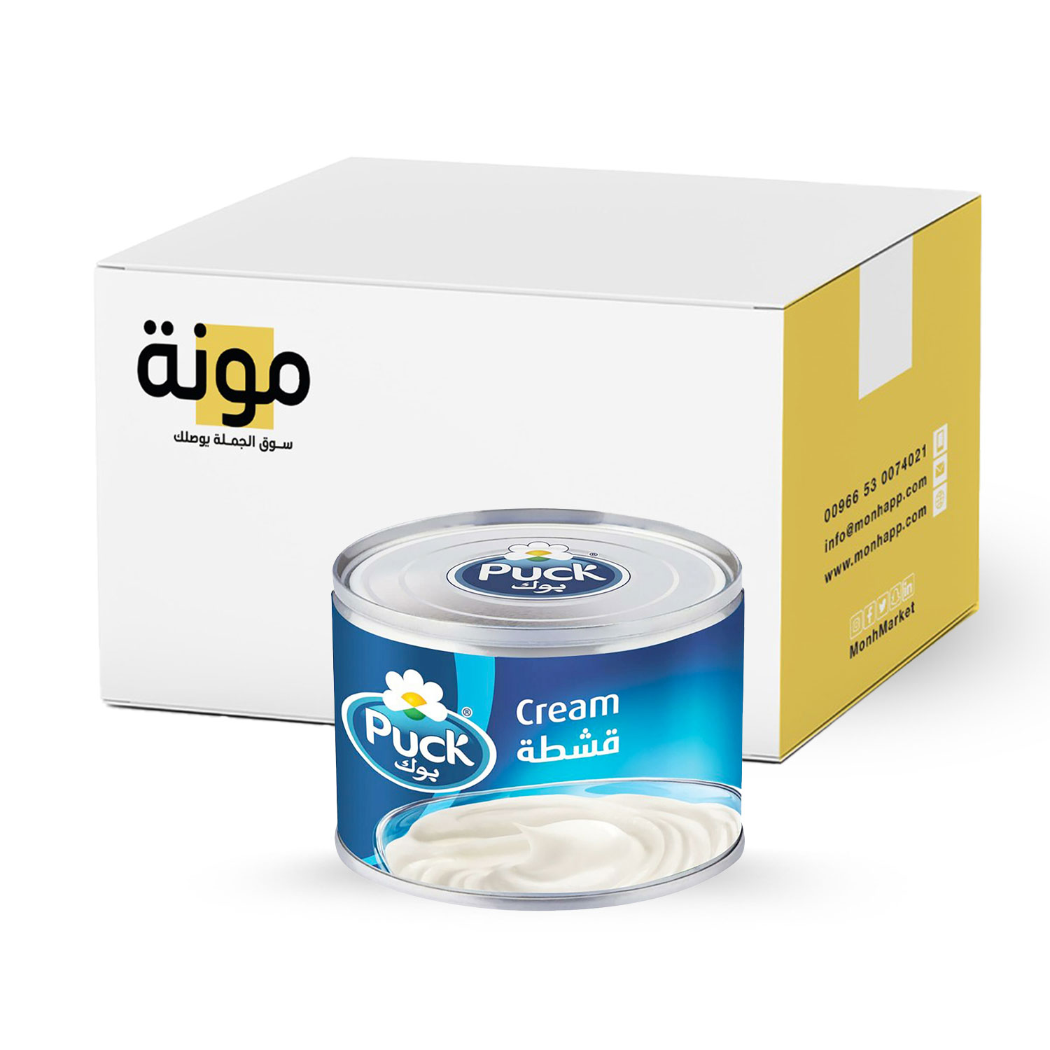 بوك قشطة 160 غم × 48 - كرتون
