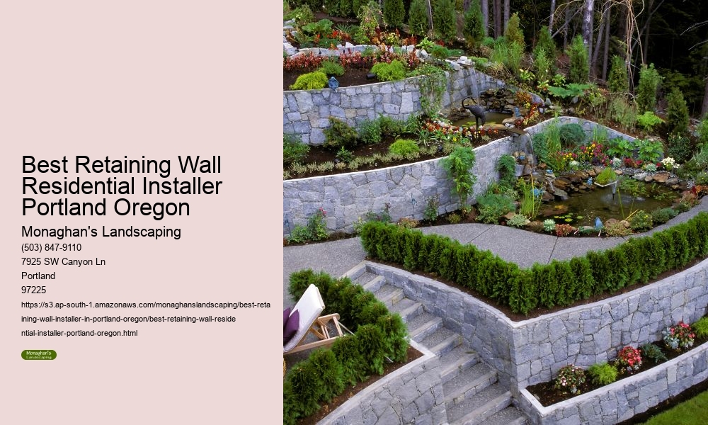 Best Retaining Wall Residential Installer Portland Oregon