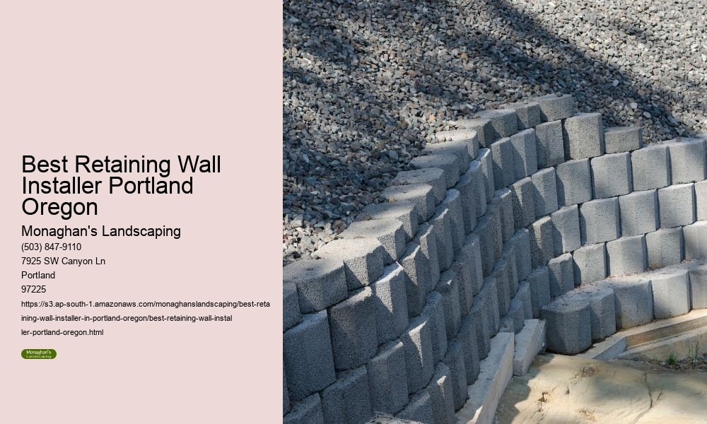 Best Retaining Wall Installer Portland Oregon