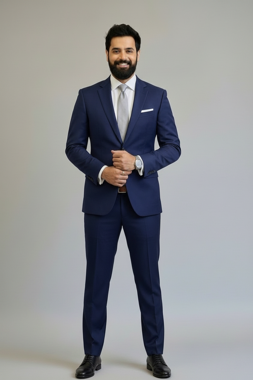 Royal Blue  Power Suit