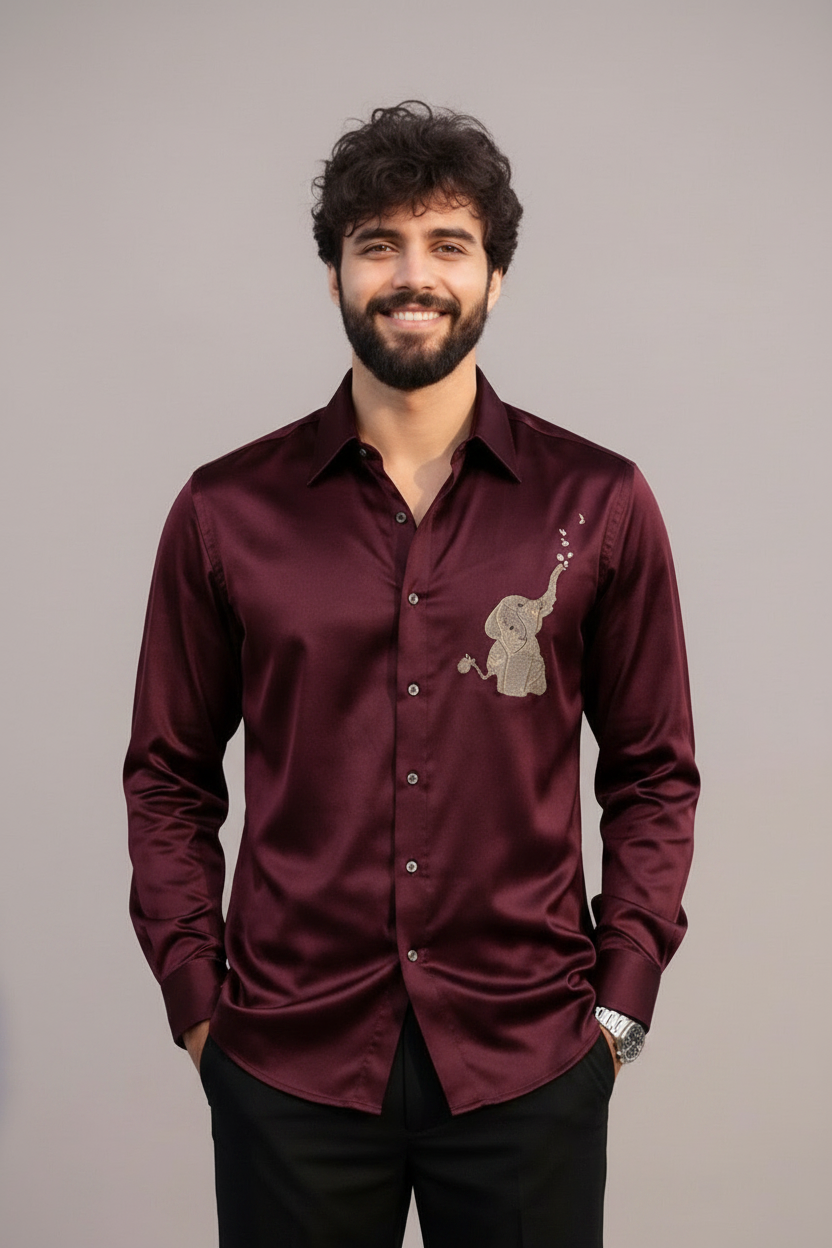 The Red Monarch Elephant Shirt