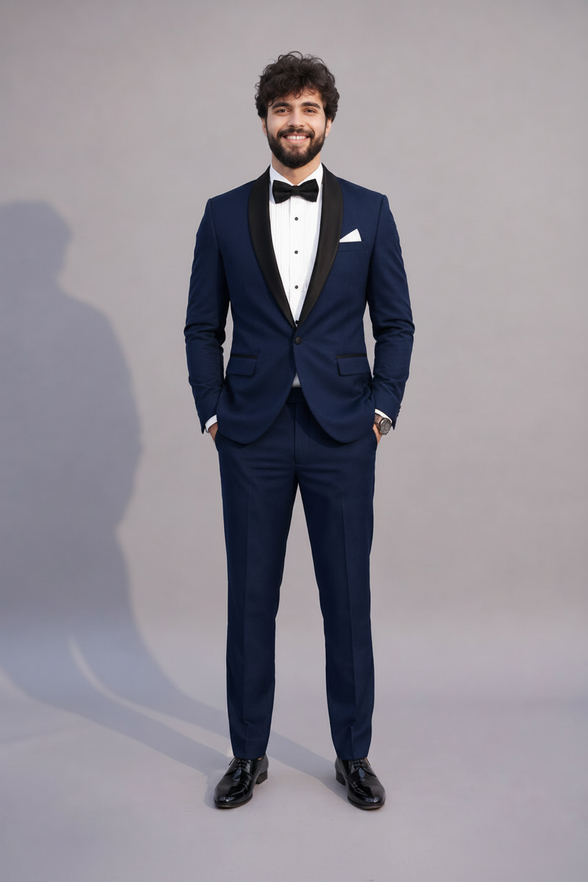 Ink Blue 2 Piece Reception Tuxedo