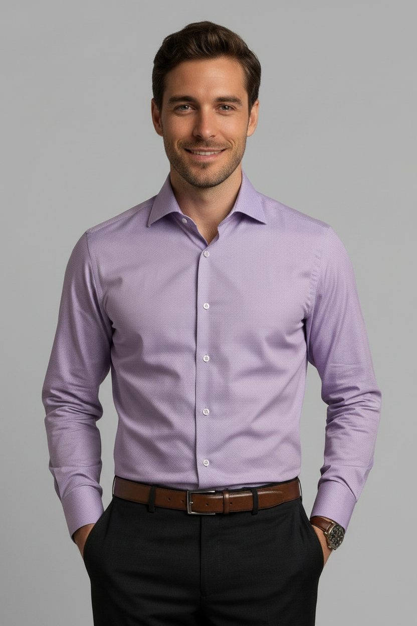 Modern Dark Lavender Shirt