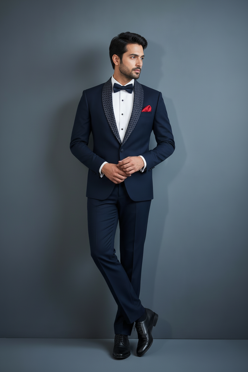 NAVY LUXE TUXEDO