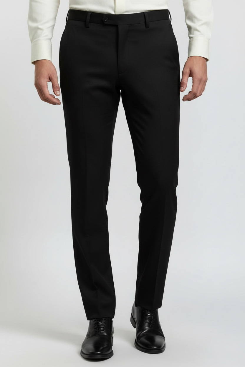 Classic Onyx Tailored Formal Trousers