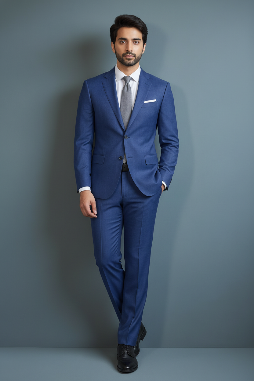 Royal Blue Tailored Suit