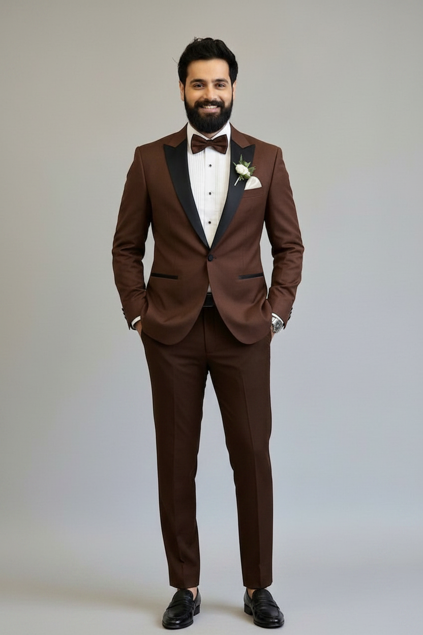 The Royal Brown Tuxedo Set