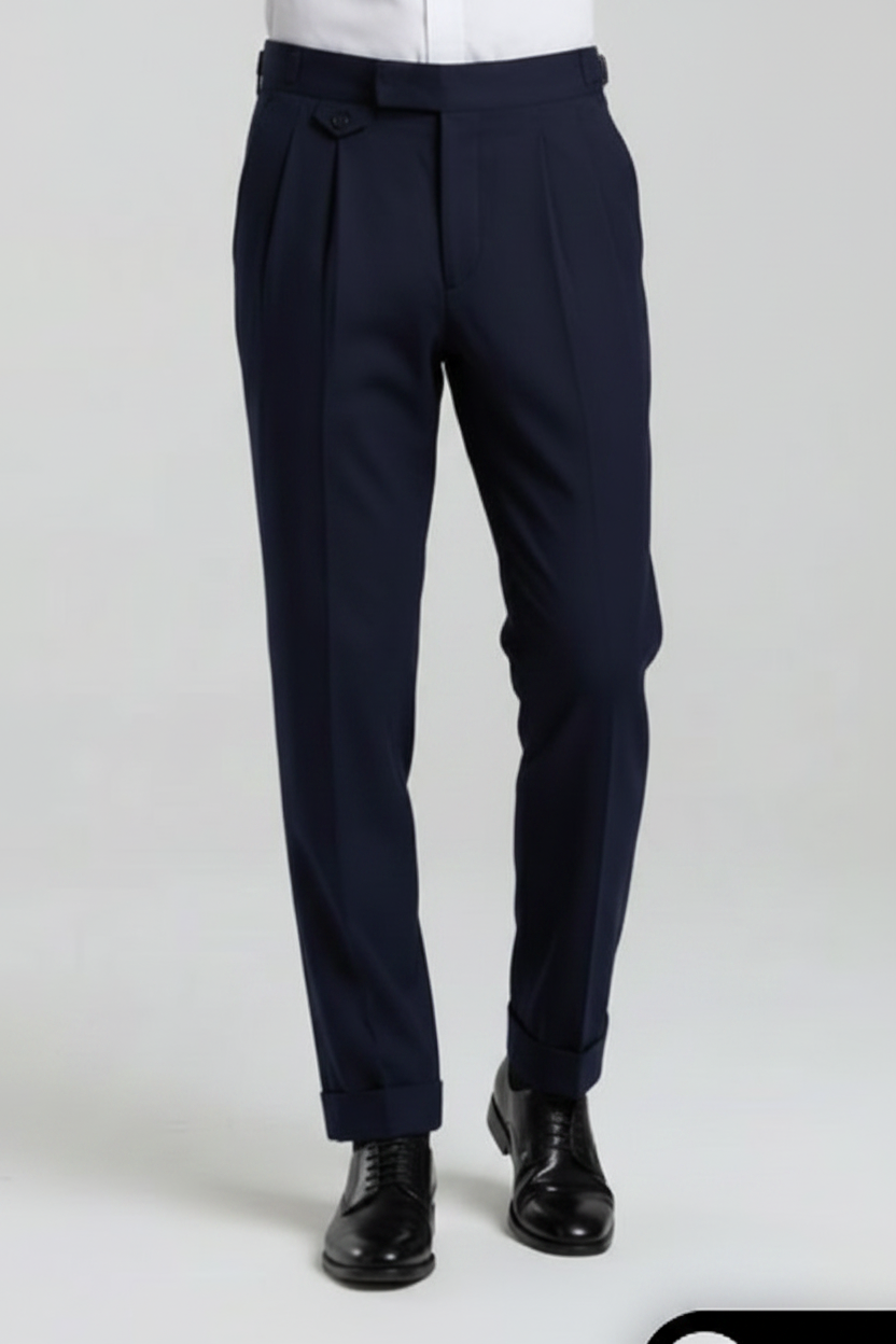 The Harrison Tailored Single-Pleat Trouser