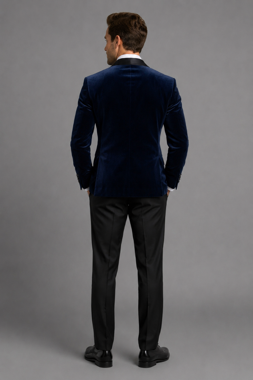 Royal blue Velvet Tuxedo