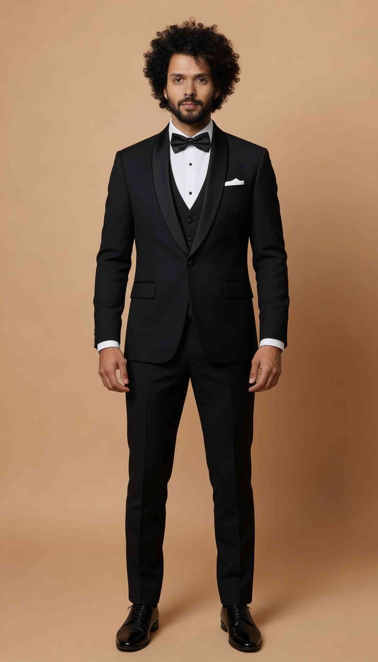 Classic Black 3-Piece Tuxedo Suit