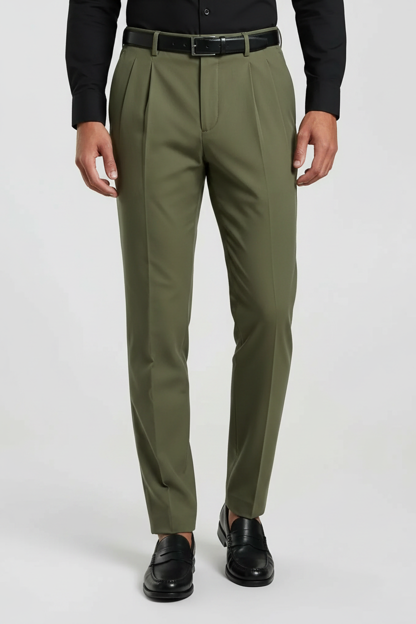 The Sage Tailored Pleated Trouser