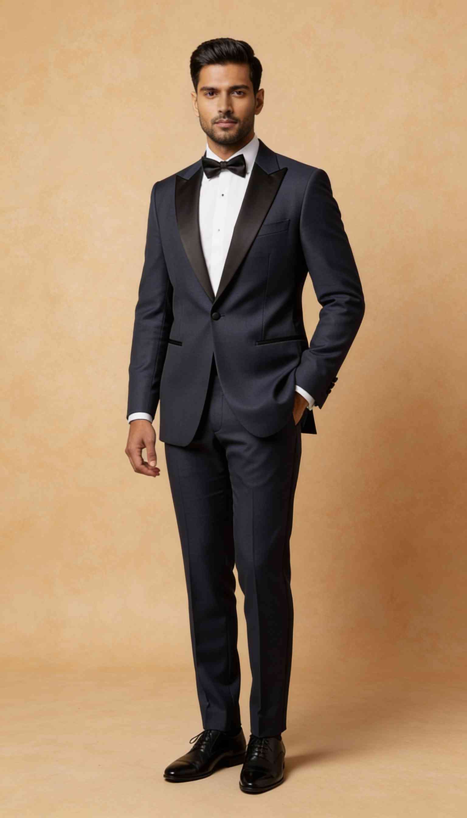 Blue Navy Peak Tuxedo