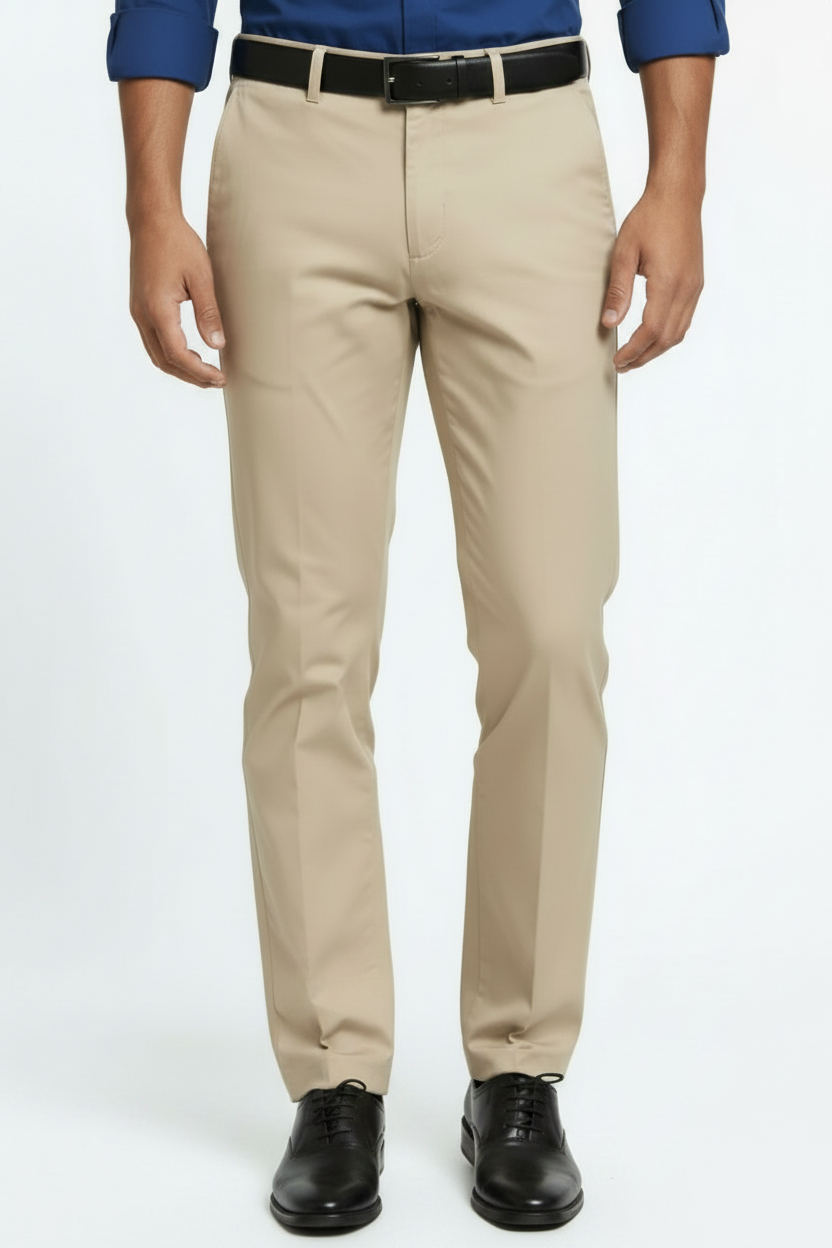 Classic Beige Tailored Trouser
