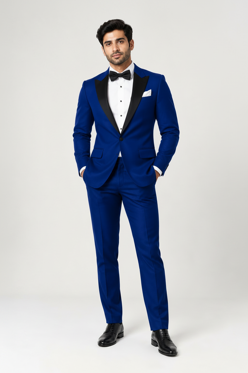 Royal Blue Reception Tuxedo