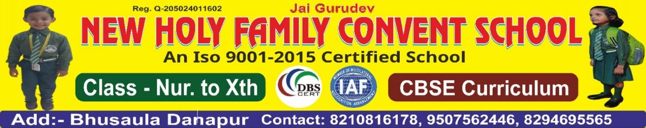 NEW HOLY FAMILY CONVENT SCHOOL cover