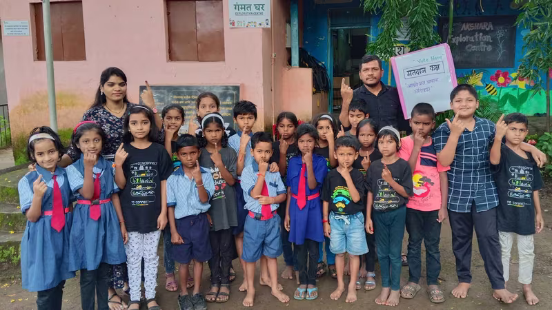Democracy in Action: Akshara Students Vote on Holiday Days