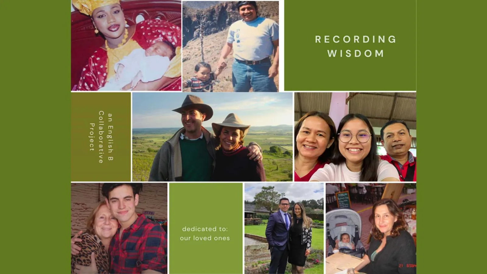 Recording Wisdom – An English B Collaborative Project