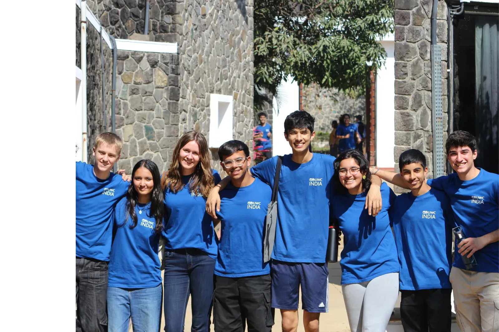 Student volunteers at MUWCI during admissions