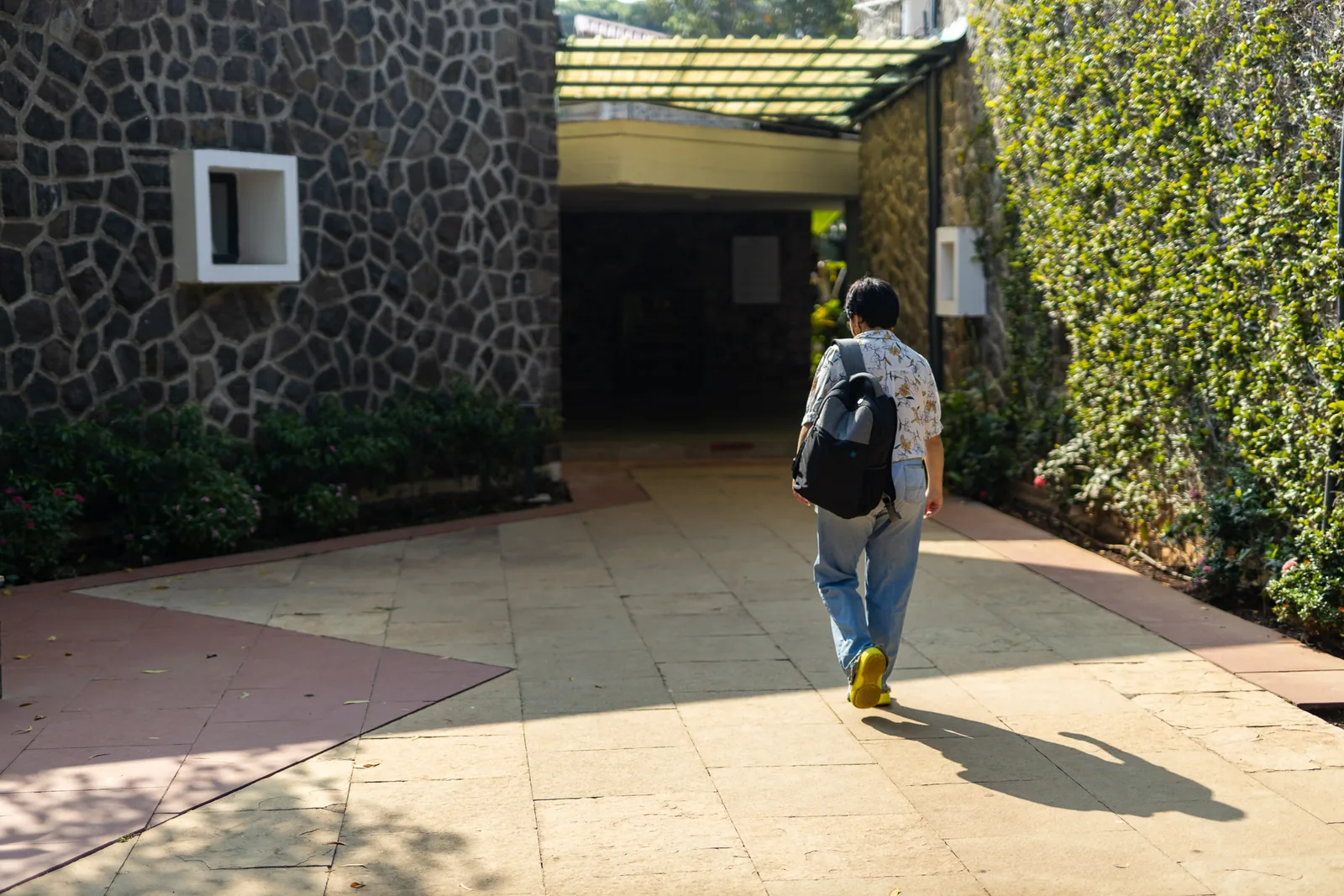 Students on campus