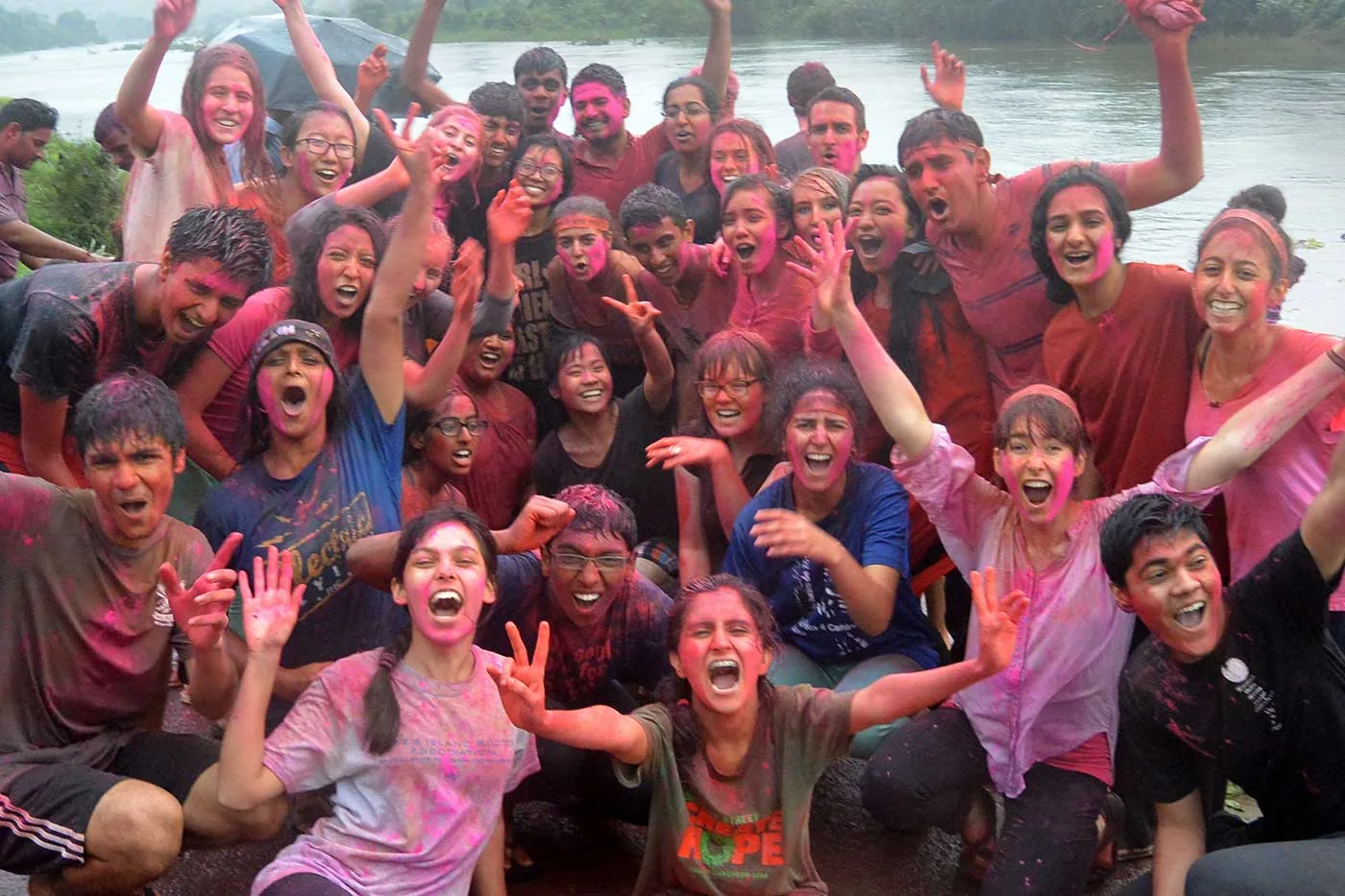 Holi celebration at MUWCI