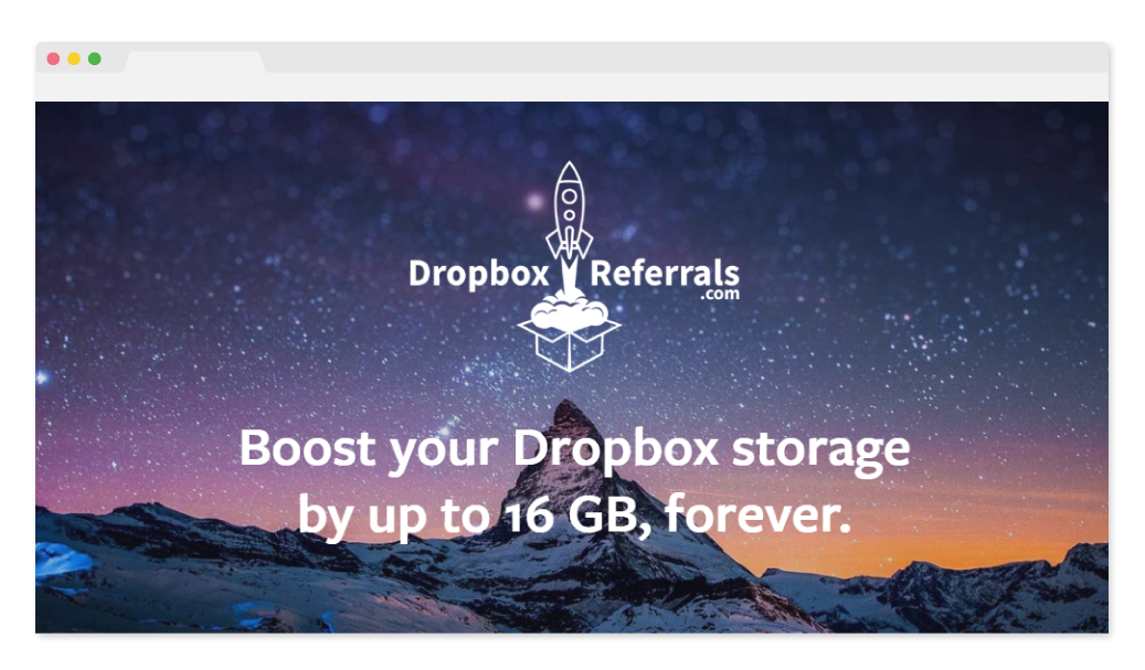 Dropbox referral campaign