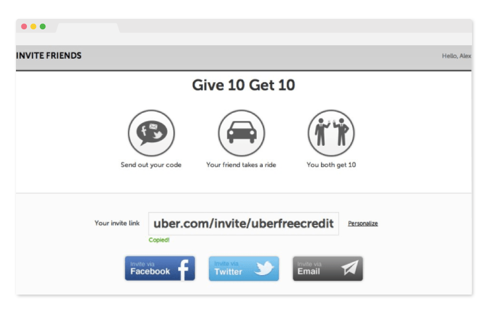 uber referral campaign