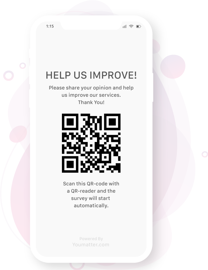 QR Code integration in a survey