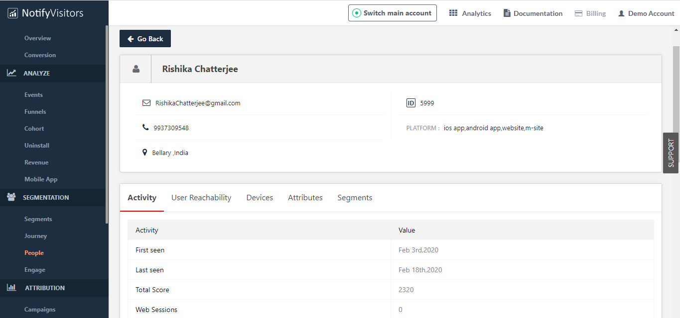 other user details
