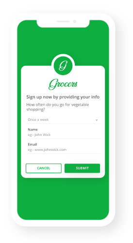 Modal mobile survey