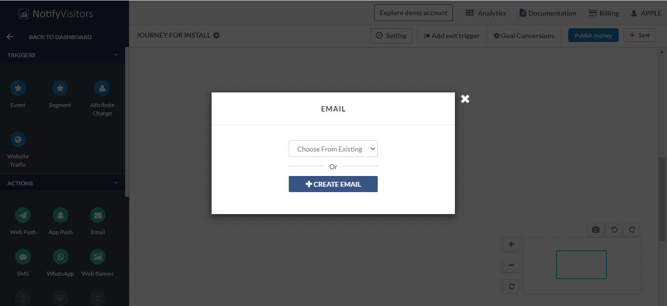create an email