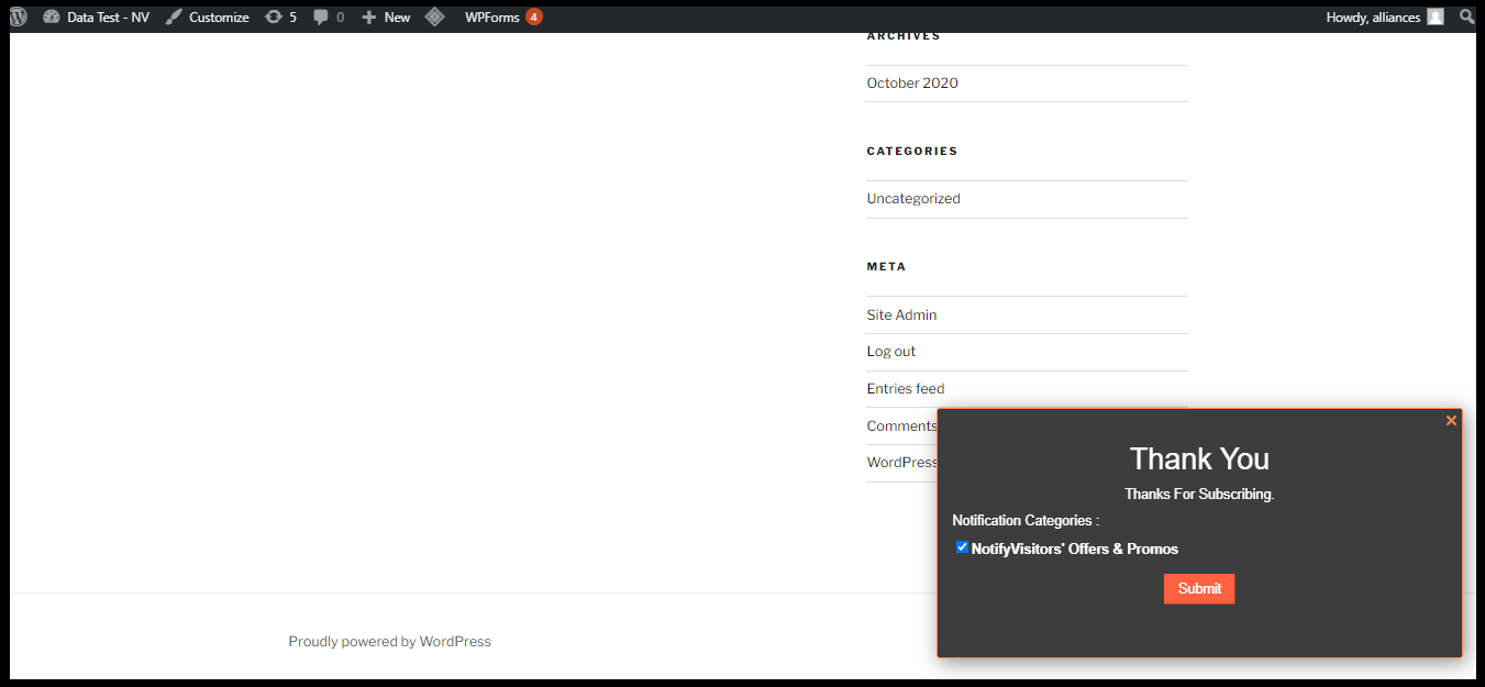 subscription process