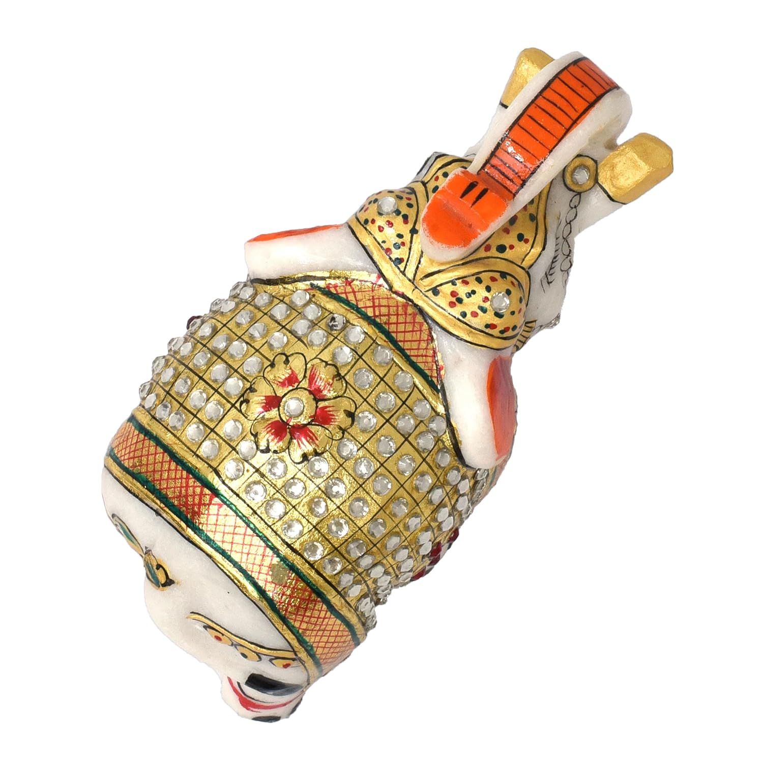 Marble Elephant 4 inch Size Home Decor Rajasthani Statue Showpiece for Living Room, Indoor, Front Door, Office, Gifts (Haathi Murti) — photo — 7 of 8