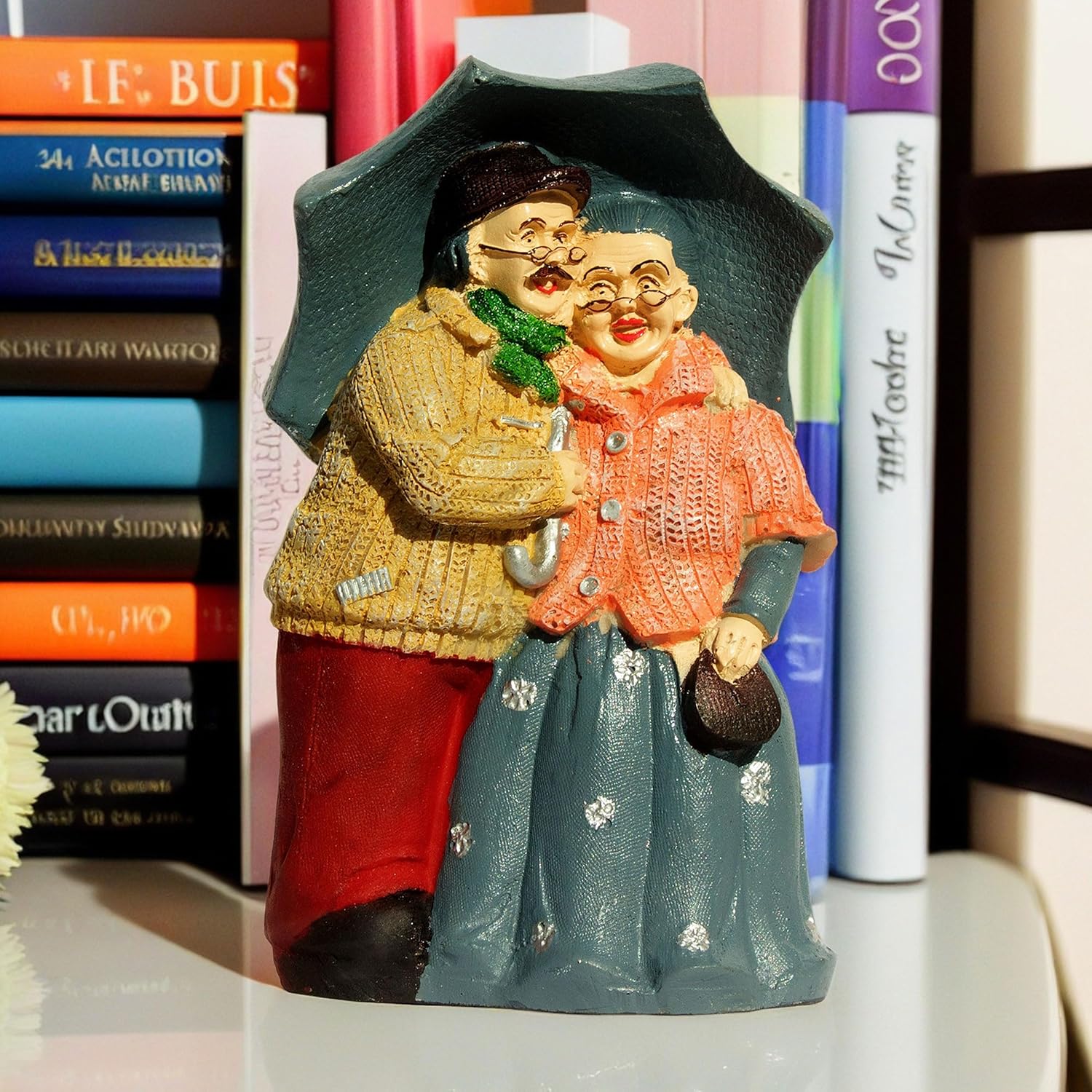 Dada Dadi Statue Showpiece - Hand-Painted Lovely Detailed Couple Figurine for Home Decor & Gifts (Dada Dadi 2) — photo — 3 of 7