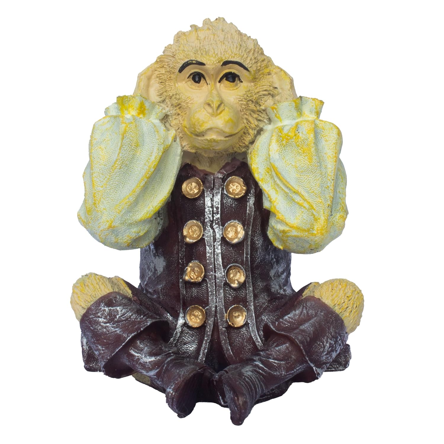 The 3 Monkey Showpiece Set, See, Hear, Speak No Evil Motivational Decor for Home, Living Room, Study Table and Office (Three Monkeys) — photo — 5 of 7