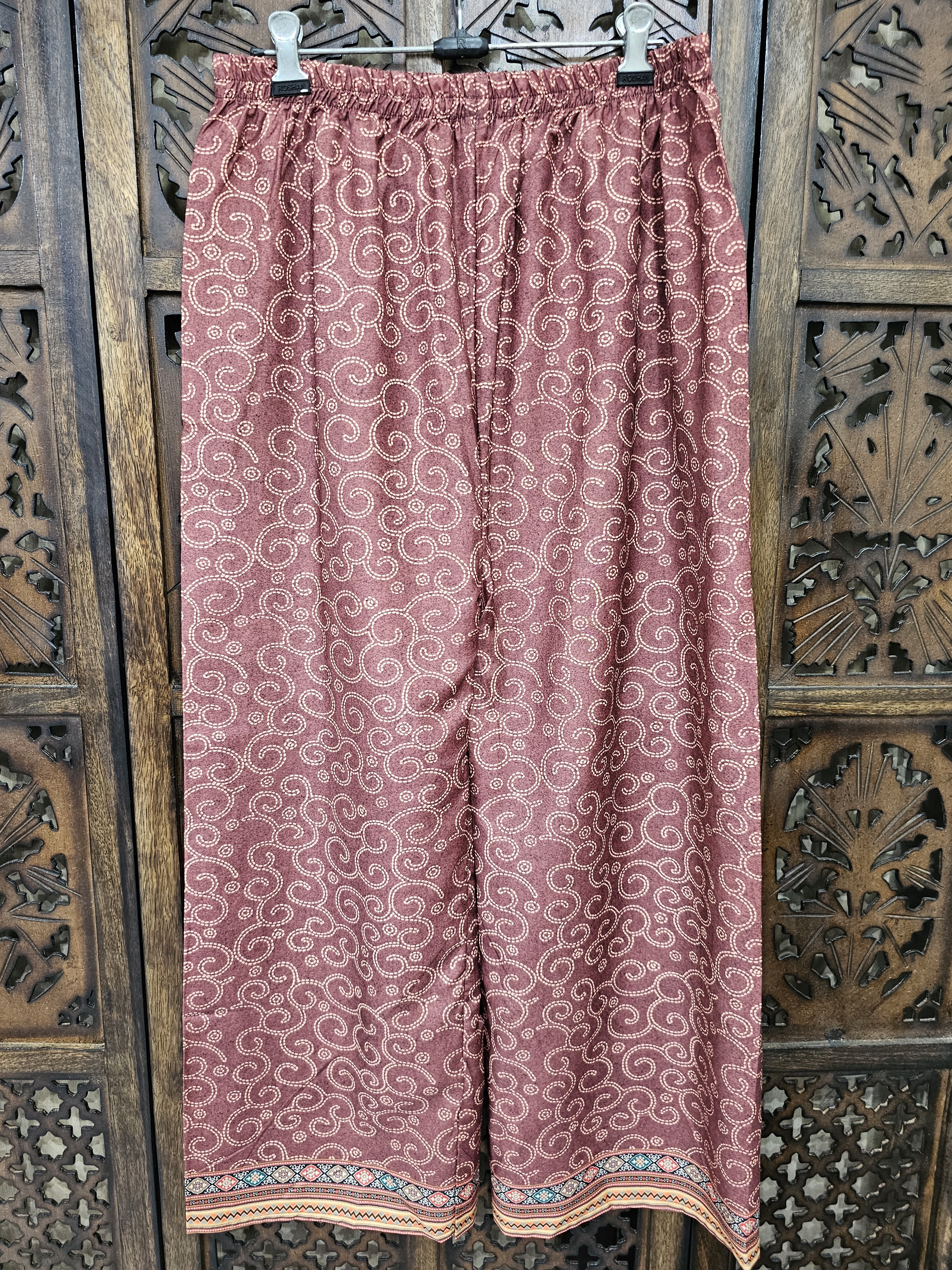 Multicolor Muslin Straight Floral Print Co-Ord Set view 4