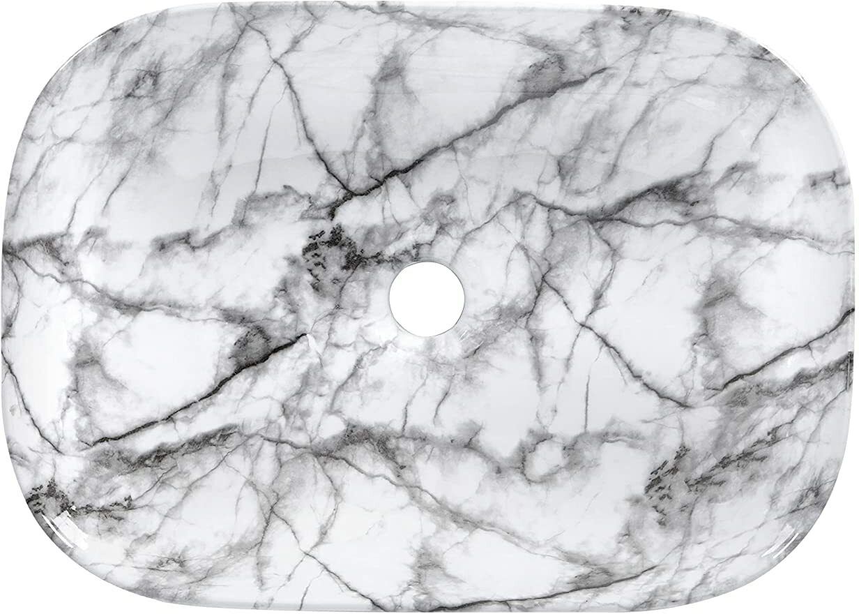 Multicolor Ceramic Modern Glazed Table Top Wash Basin, photo 5 of 5