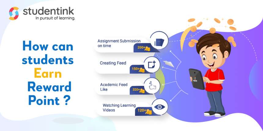 How can students earn reward points?